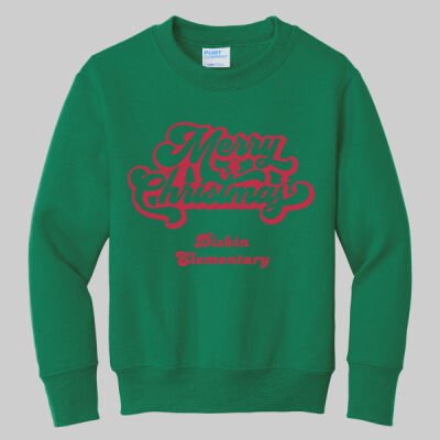 Youth Crewneck - Merry Christmas - Red Thumbnail
