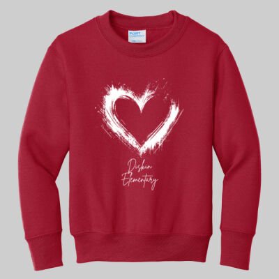 Youth Crewneck - Valentine's Heart Thumbnail